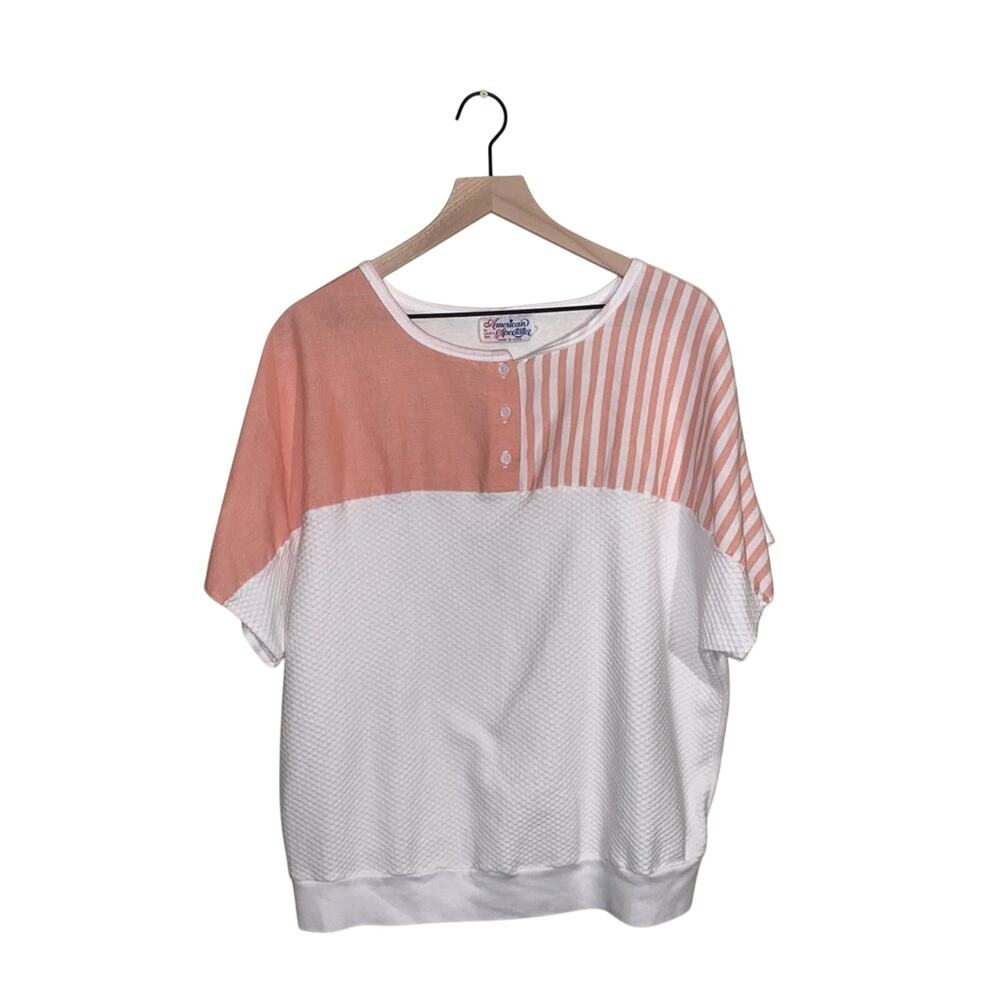 VNTG AMERICAN SPECTATOR textured blouse L